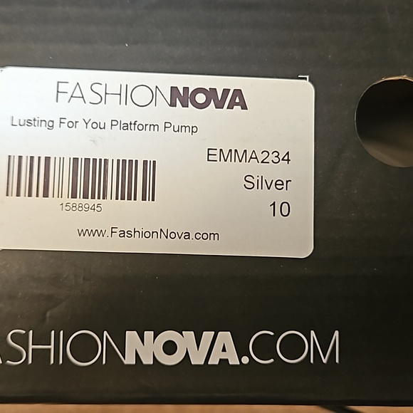 NWT rhinestone heels 🤍 - Picture 9 of 9